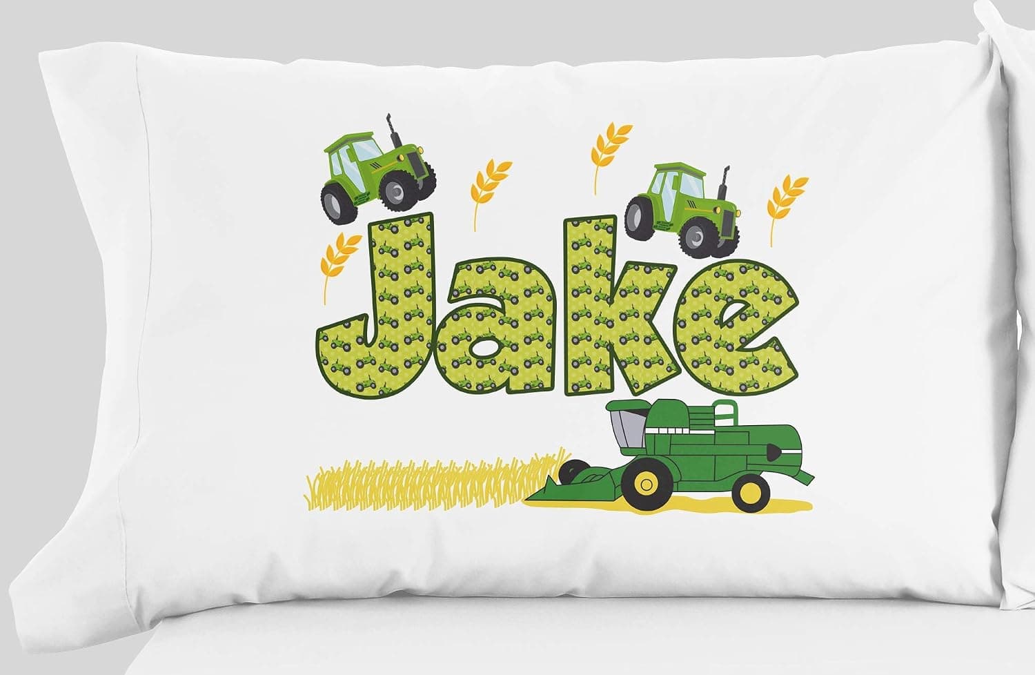 Personalized Tractor Farm Pillowcase