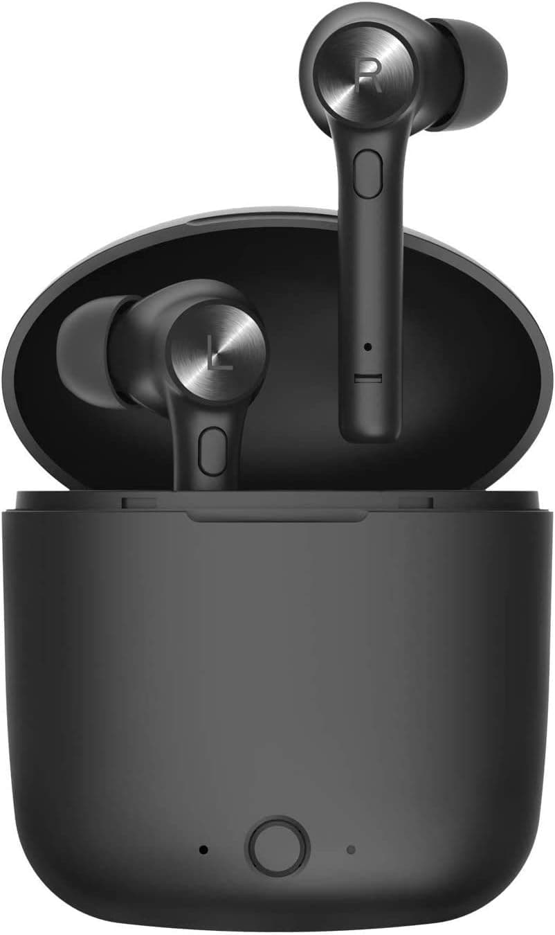 Bluetooth 5.0 Wireless Earbuds, Bluedio Hi(Hurricane) Wireless Earbud Headphones in-Ear Earphones with Charging Case, Mini Car Headset Built-in Mic for Cell Phone/Running/Android, 5Hrs Playtime