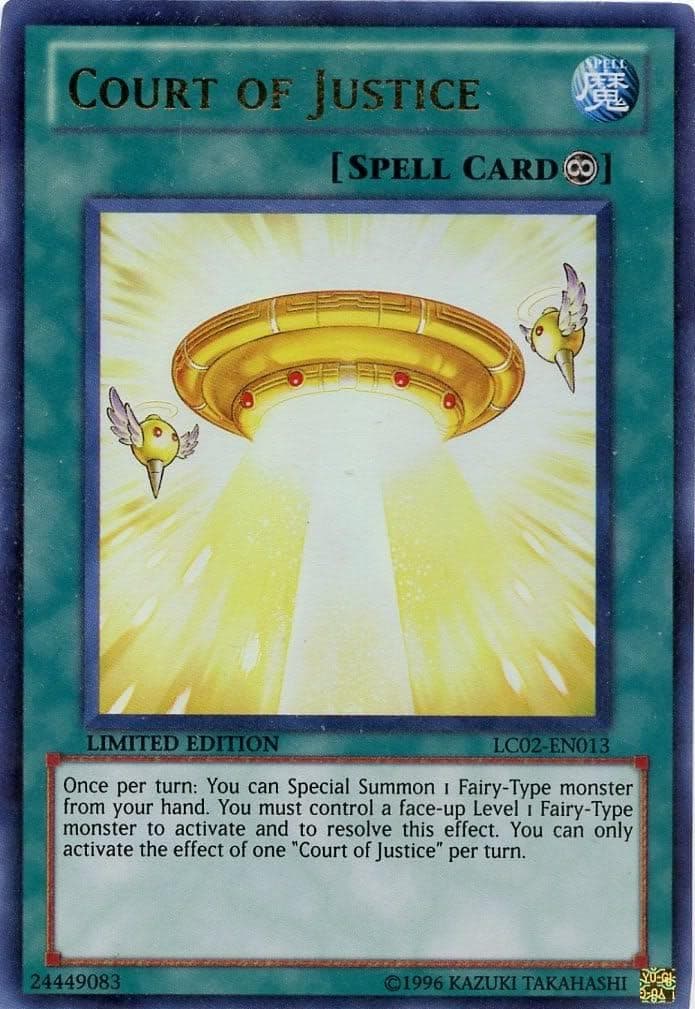 YuGiOh GX Legendary Collection 2 Single Card Ultra Rare Court of Justice LC02EN013