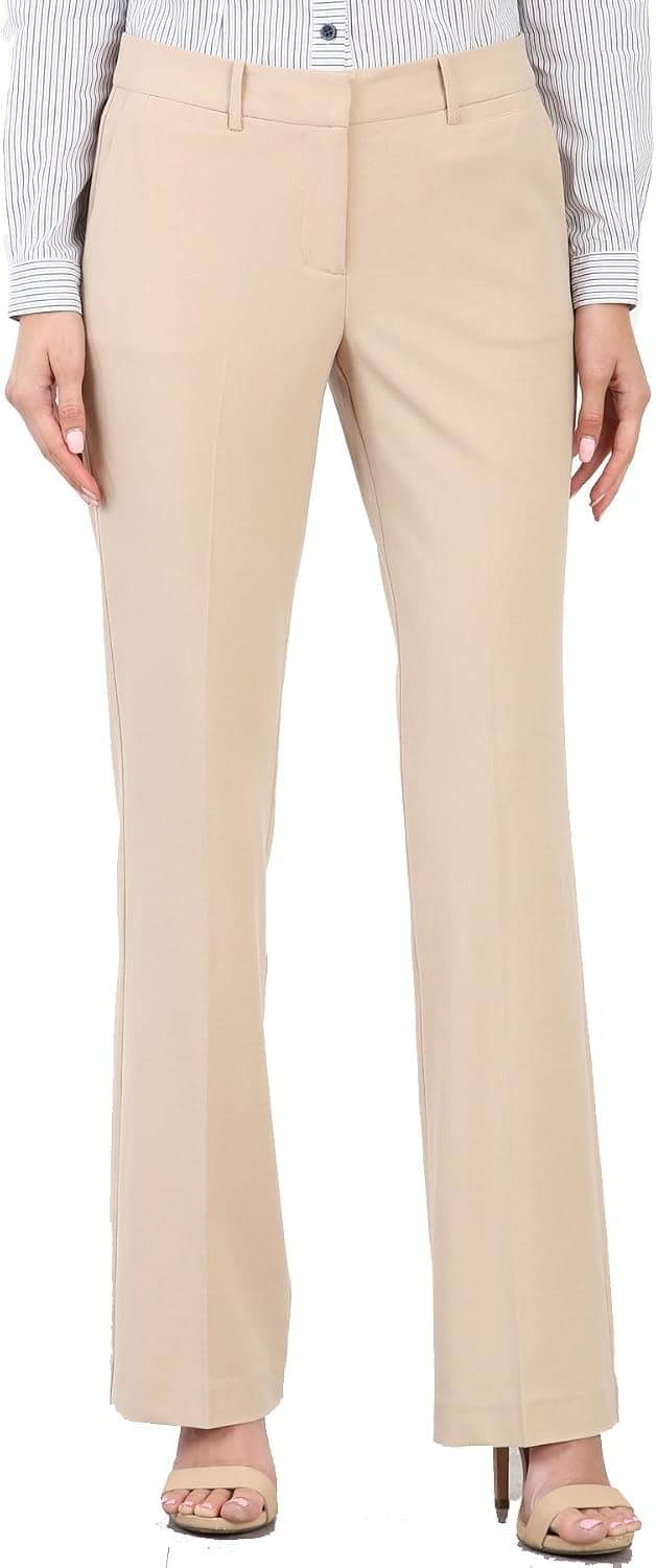 Maryclan Women's Bootcut Dress Office Pants - Wear to Work Career Dress Pants