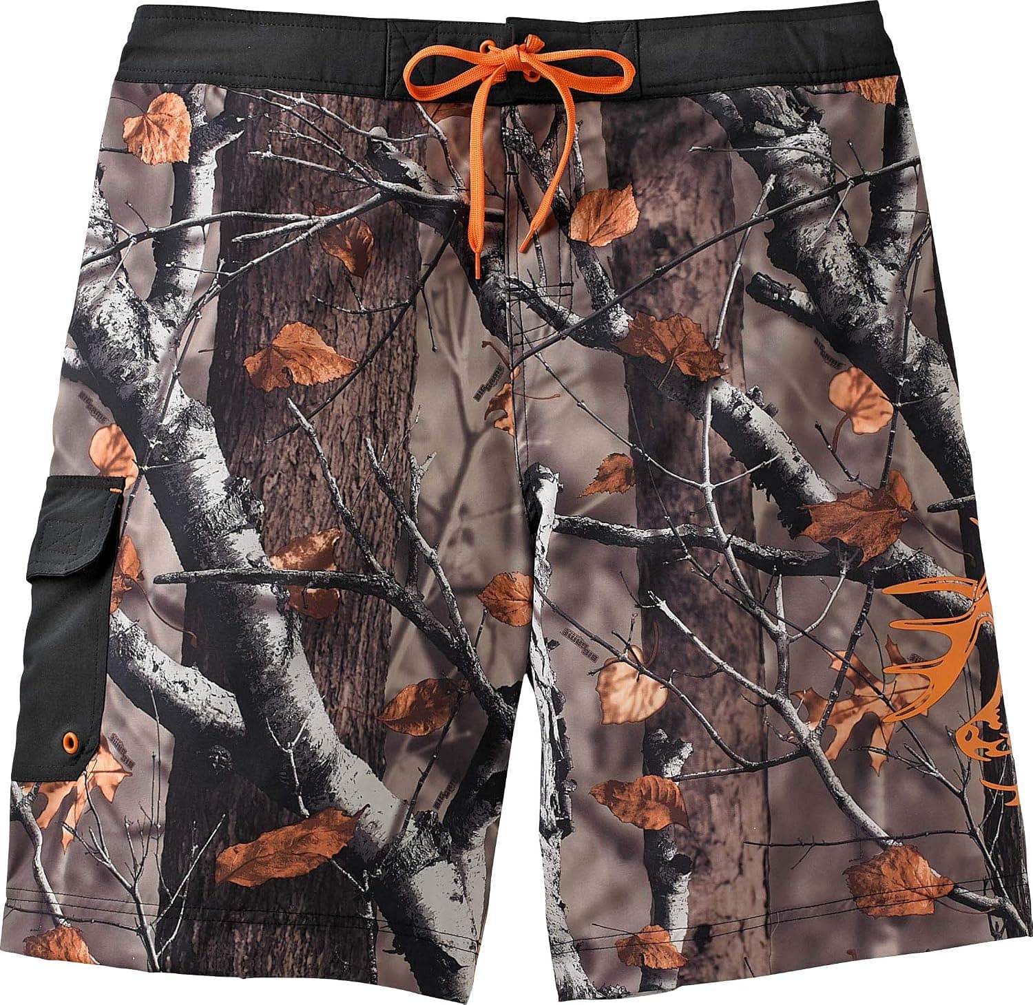 Legendary Whitetails Men's Rolling Stone Swim Trunks Big Game Field Camo XX-Large