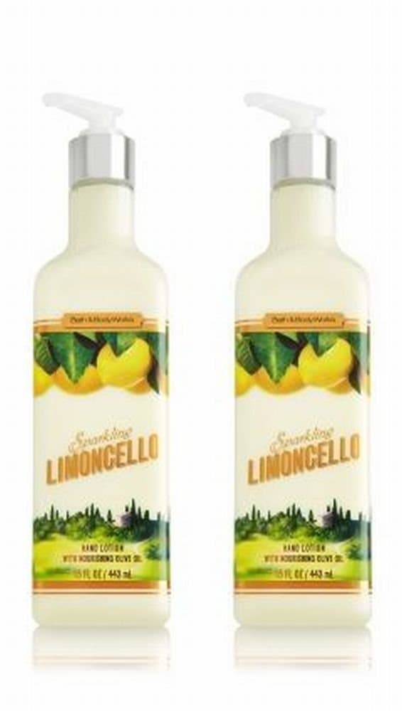 Bath and Body Works Sparkling Limoncello Luxury Hand Lotion 15 Ounce 2 Pack