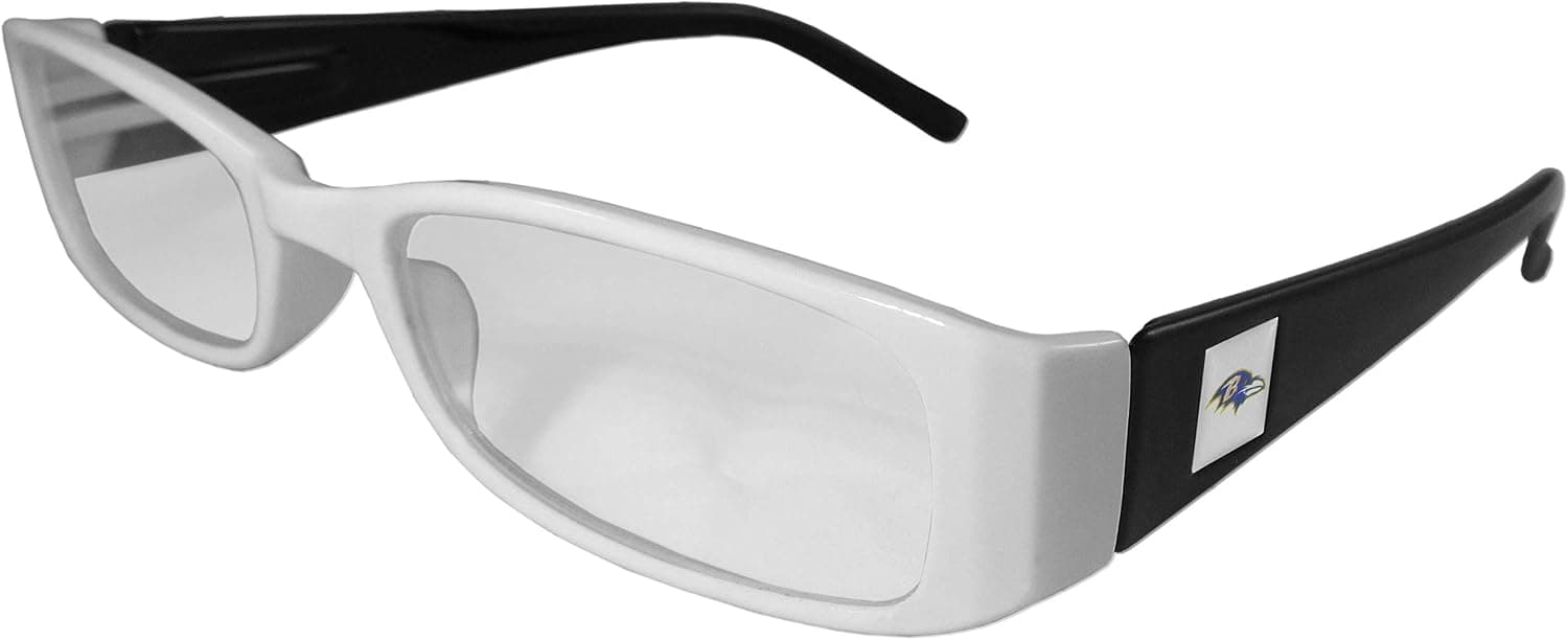 NFL Baltimore Ravens Reading +1.50 Glasses, Black