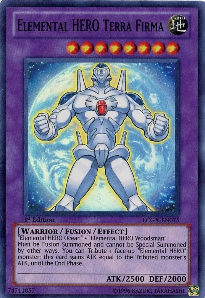 YuGiOh Legendary Collection 2 : Elemental HERO Terra Firma (Super Rare)