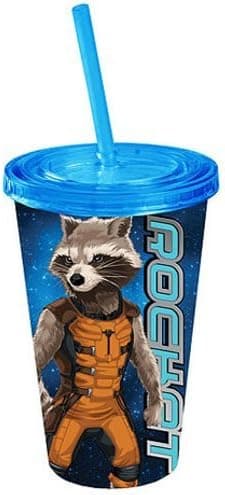 Guardians of the Galaxy Rocket Raccoon Plastic Travel Cup