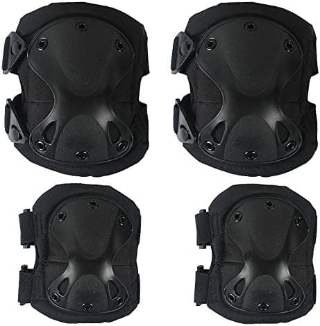 Hrph 2in1 Portector Flexible Knee Elbow Protecting Tool Practical Elbow Pad Knees Pad Set