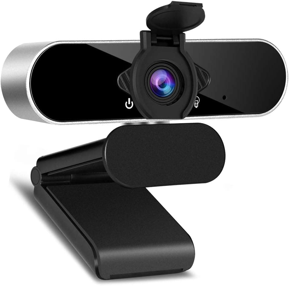 1080P Webcam, HD Webcam with Microphone USB Computer Camera with Wide Angle for Video Calling Conferencing Recording, Web Camera for Laptops, Desktop and Gaming