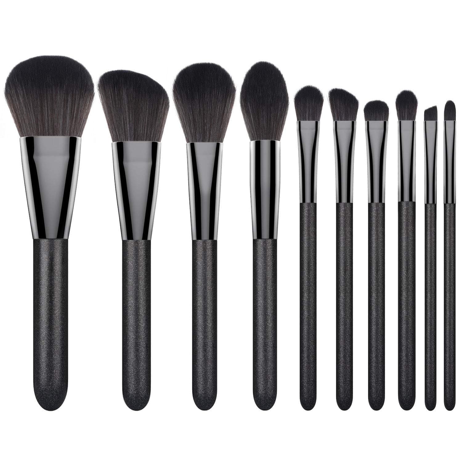 Makeup Brushes Set, Luxspire 8PCS Professional Make Up Brushes, Premium Fiber Wood Cosmetic Powder Foundation Eyeshadow Lip, Blush Bronzer, Contouring Blending, Brush Make Up Tool