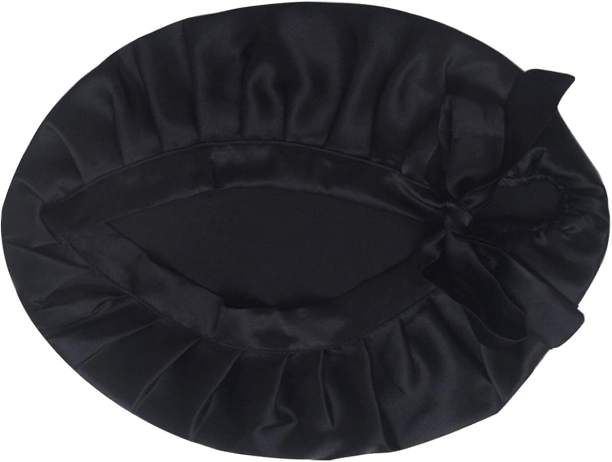 YAOSEN Women Mulberry Silk Nightcap Adjustable Sleep Cap Bonnet Hat for Hair Beauty