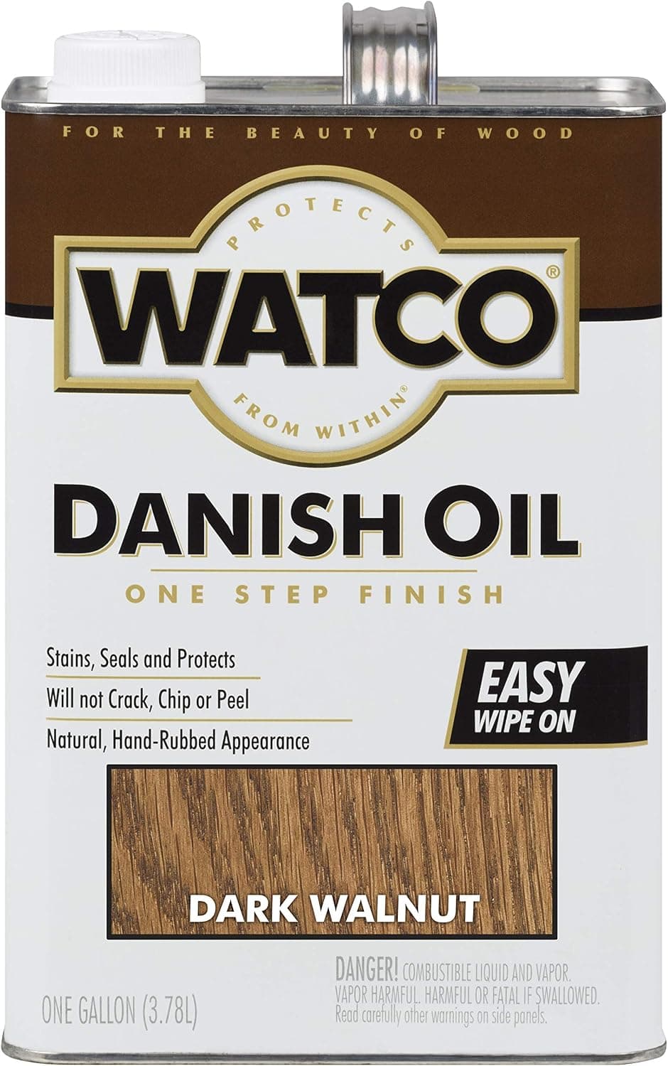 RUST-OLEUM 65831 Watco Gallon Dark Walnut Danish Oil Finish