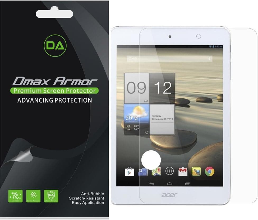 Dmax Armor [3-Pack] for Acer Iconia A1-830 Anti-Glare & Anti-Fingerprint Screen Protector