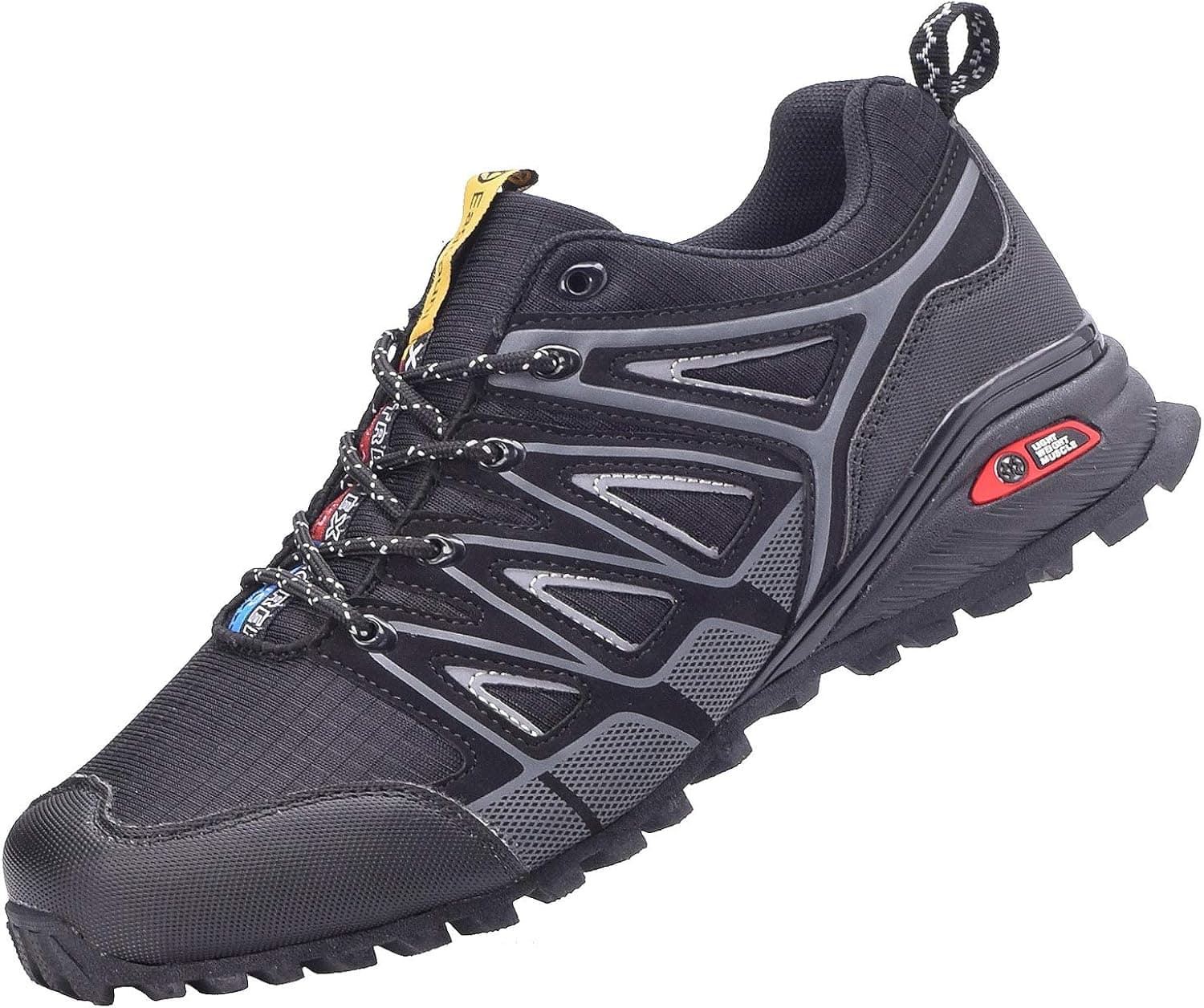 Eagsouni Men's Women's Cross Trainer Shoes Bike Biking Training Shoes Trail Running Shoes Golf Tennis Shoes Black