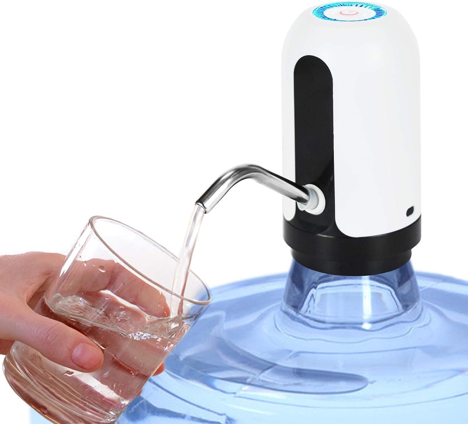 Water Bottle Pump for 5 Gallon Bottle, USB Charging with Automatic Shut Off Function