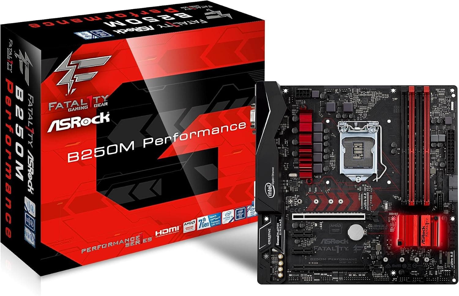 ASRock FATAL1TY B250M Performance MicroATX Motherboard