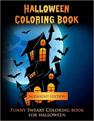 Halloween coloring book: scary halloween coloring books for adults | swear word halloween coloring book gift for loved ones
