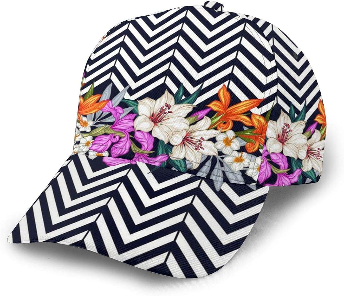 Baseball Cap Print Dad Caps Classic Fashion Casual Adjustable Sport for Women Hats