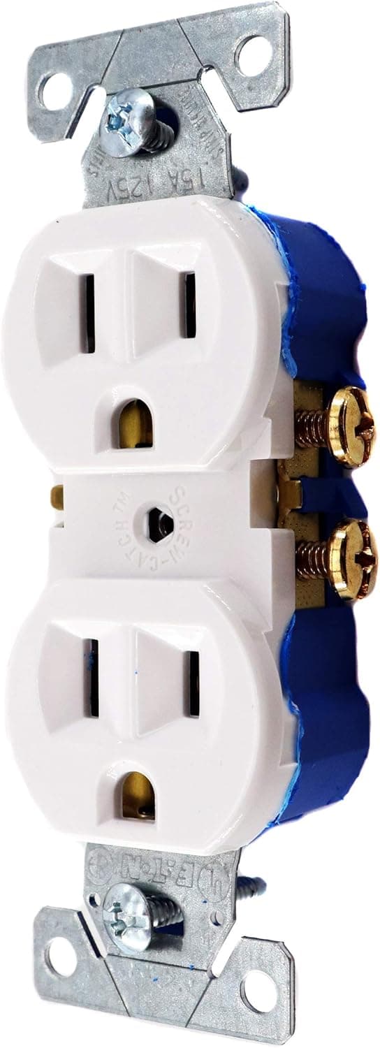 Cooper Wiring Devices 15-Amp White Duplex Electrical Outlet; White (10 Pack)