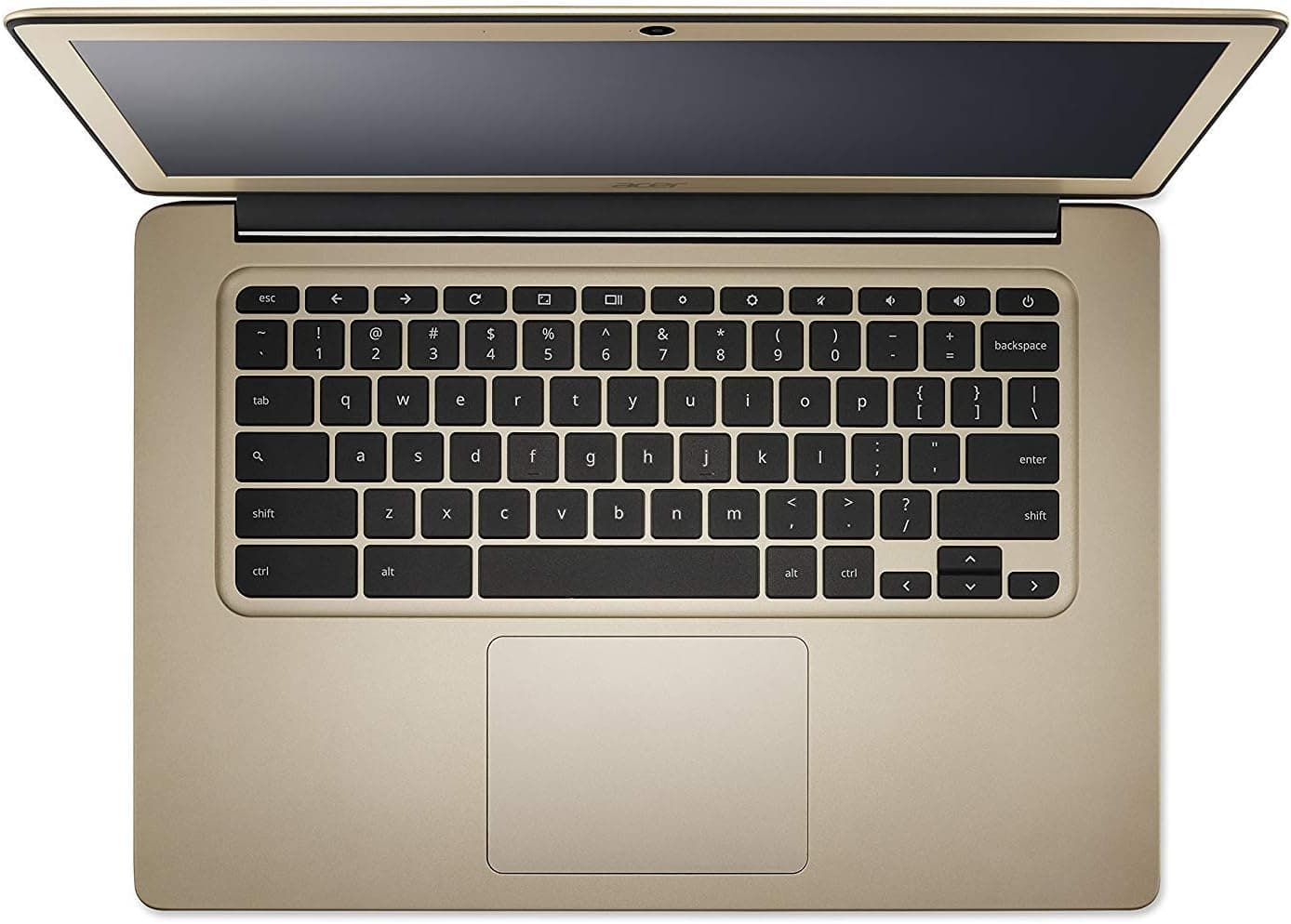 Newest Acer 14inch Flagship Chromebook, Intel Quad-Core Atom E8000 Up to 2.00GHz Processor, 4GB RAM,32GB SSD, WiFi, HDMI, Chrome OS-(Renewed) (Gold)