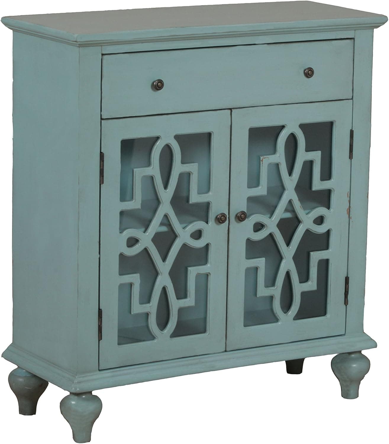Powell Fretwork Console, Blue