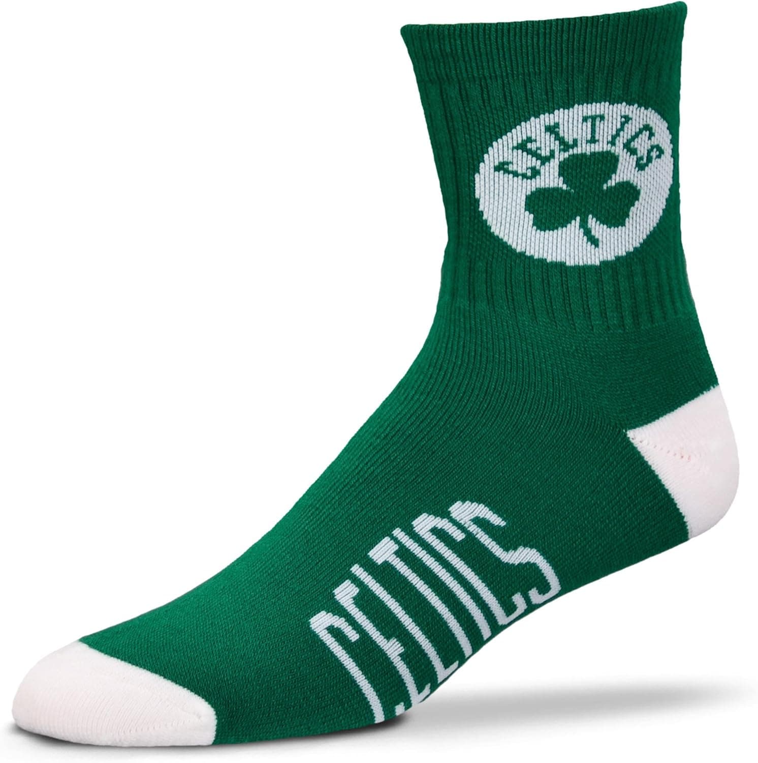 NBA Boston Celtics Men's Team Quarter Socks, Large