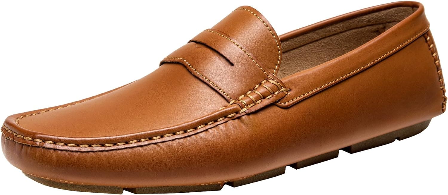 Jousen Men's Loafers Casual Slip On Shoes Soft Penny Loafers for Men Lightweight Driving Boat Shoes