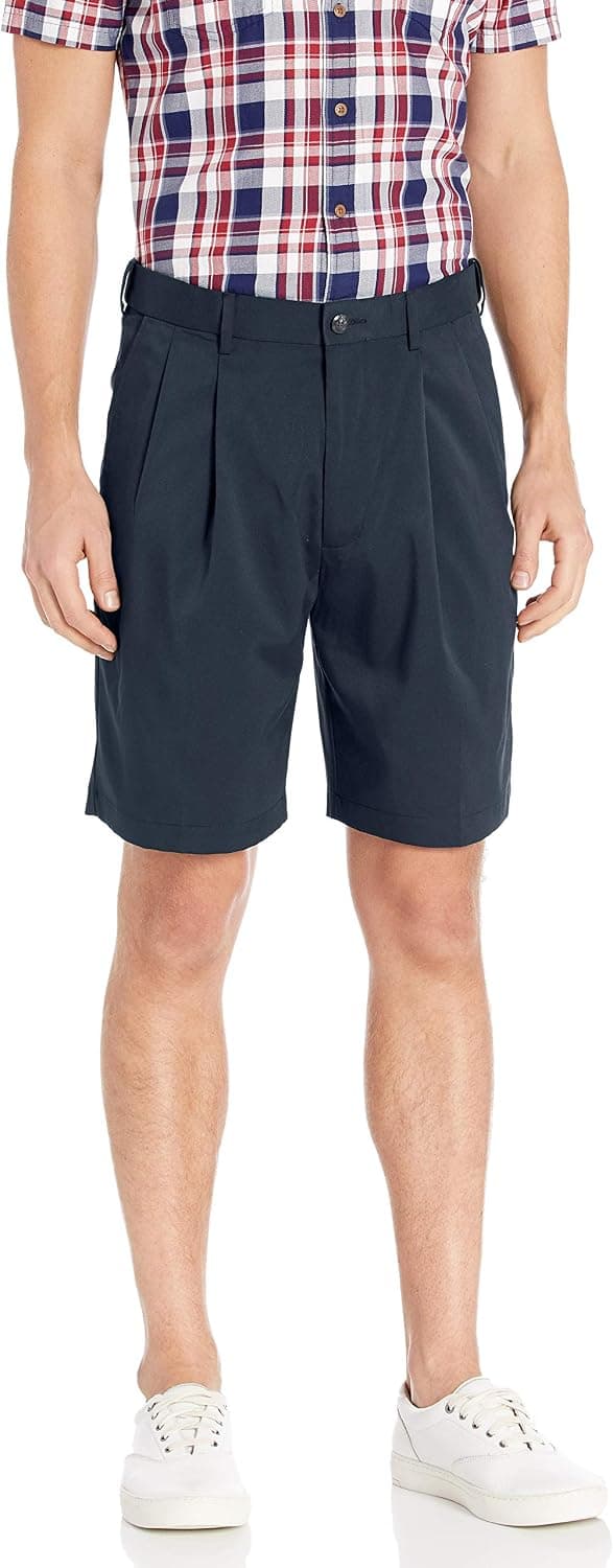 Savane Men's Pleated Mirco Fiber Short