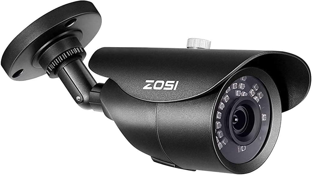 ZOSI 1080P HD 1920TVL Hybrid 4-in-1 TVI/CVI/AHD/960H CVBS CCTV Surveillance Bullet Security Camera 42PCS Infrared LEDs, For HD-TVI, AHD, CVI, and CVBS/960H analog DVR (Renewed)