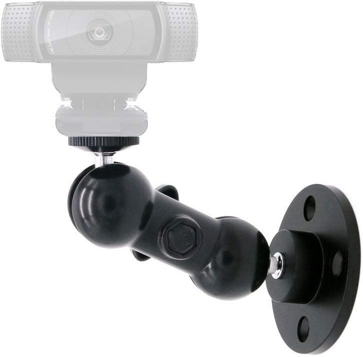 Logitech Webcam Wall Mount, Articulating Magic Holder Stand for Logitech Brio 4K, C925e,C922x,C922,C930e,C930,C920,C615-4 inches