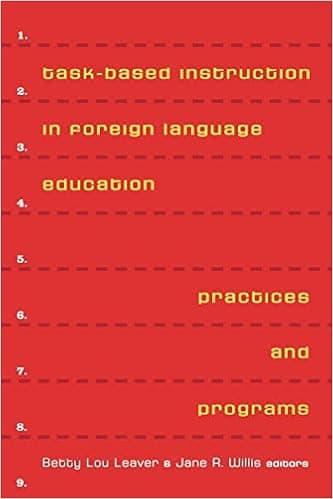 Task-Based Instruction in Foreign Language Education: Practices and Programs