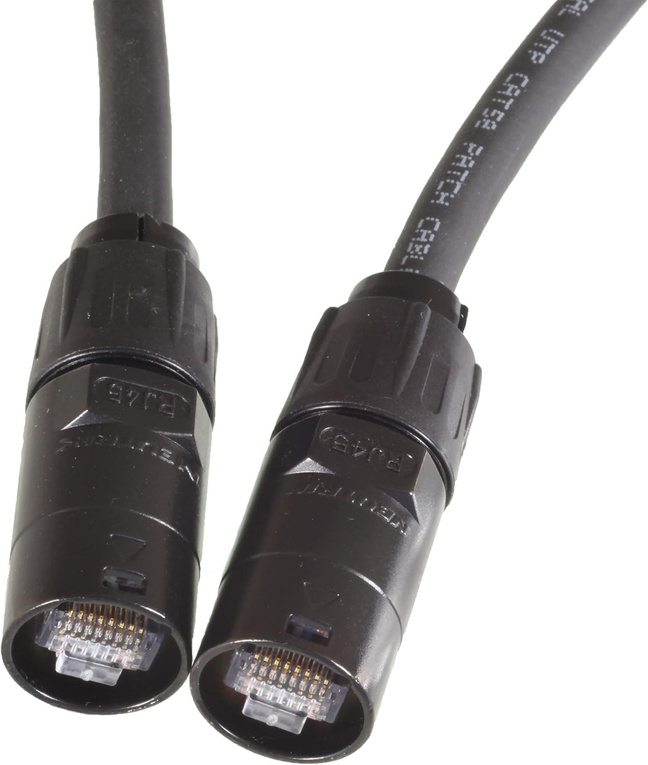 Blue Jeans Cable Tactical Cat 5e Cable, Ethercon/Ethercon, Made with Belden 1305A, 50 Foot; Assembled in USA