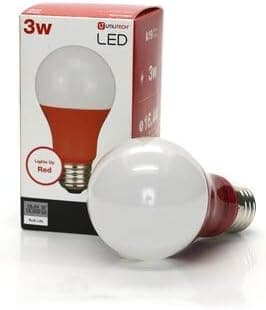 Utilitech LED 3w A19 Indoor Red Light Bulb