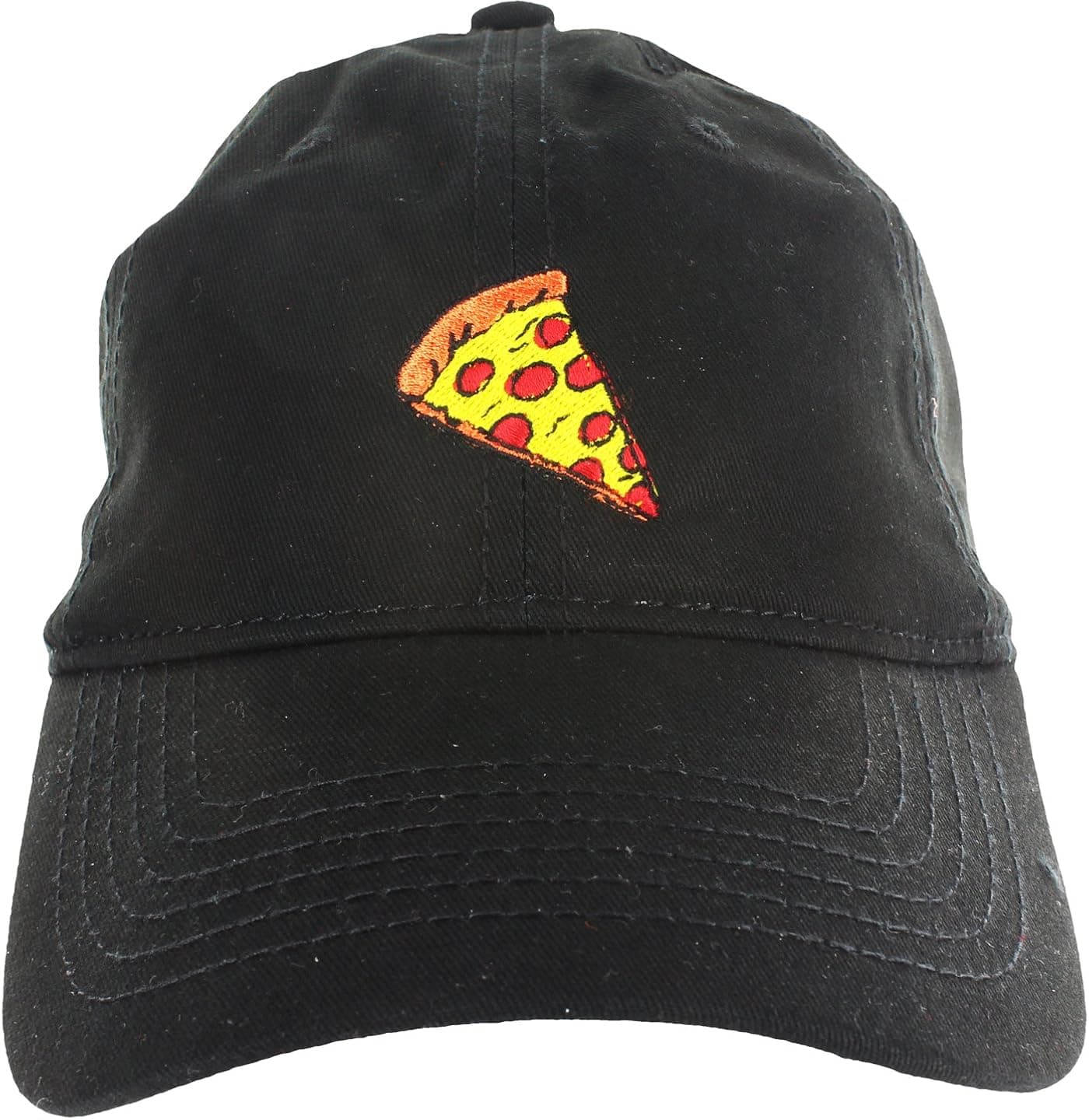 Pizza Dad Hat Cap Pizza Embroidered Adjustable Baseball Cap