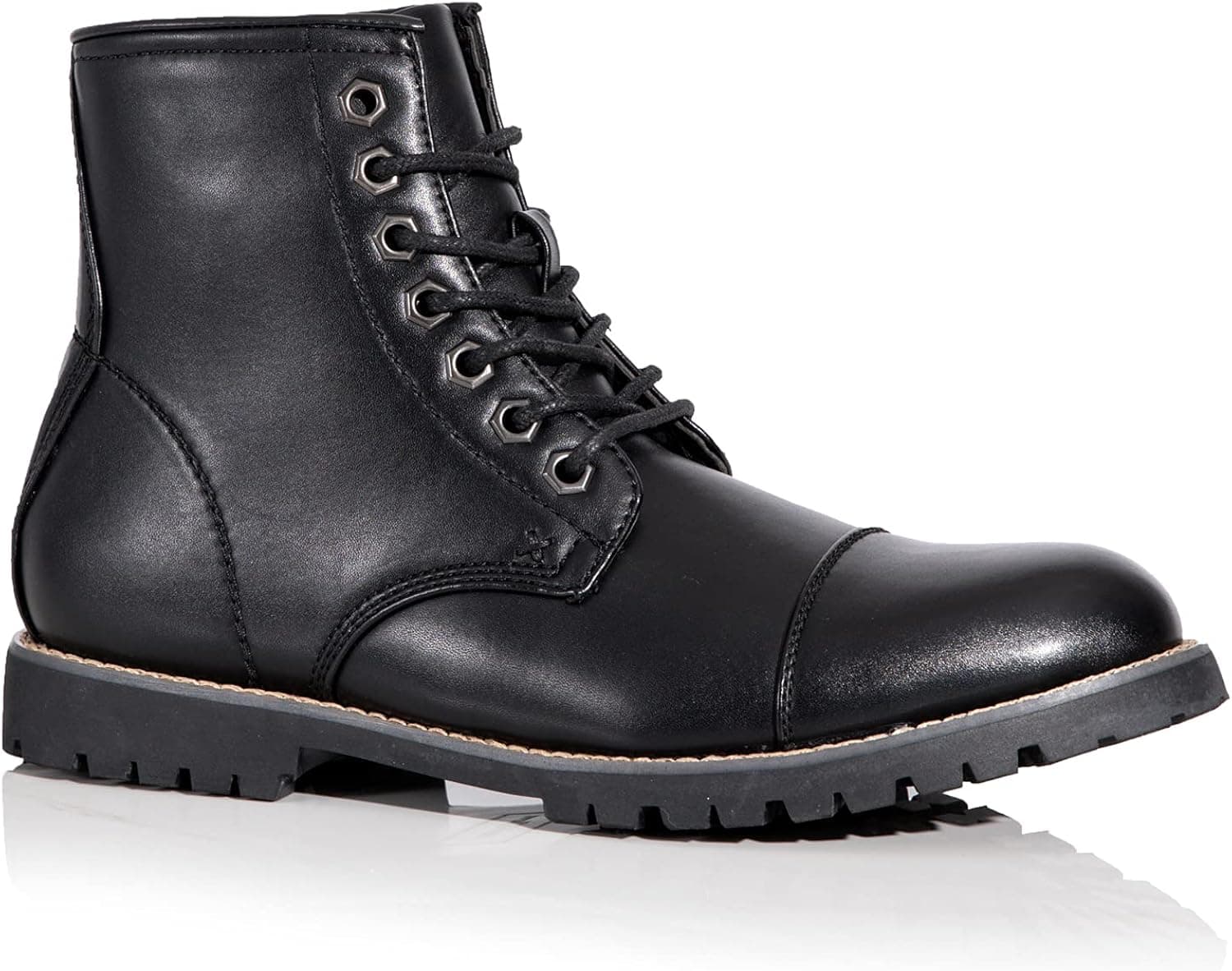 Metrocharm MC301 Men's Lace Up Cap Toe Formal Dress Casual Fashion Boots