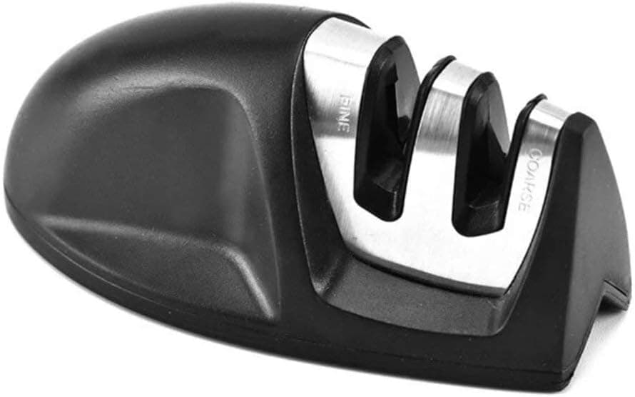Portable Pro Mini Knife Sharpener with Dual sharpening slots.