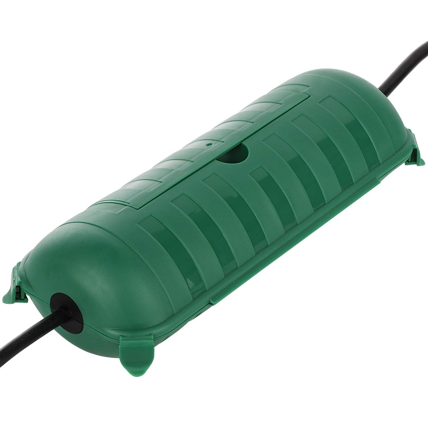 Restmo Extension Cord Safety Cover, IP44 Waterproof Connection Box, Weatherproof Electrical Enclosure Seal to Protect Outdoor Outlet, Plug, Holiday Decoration Light, Fountain, Power Tool, Green