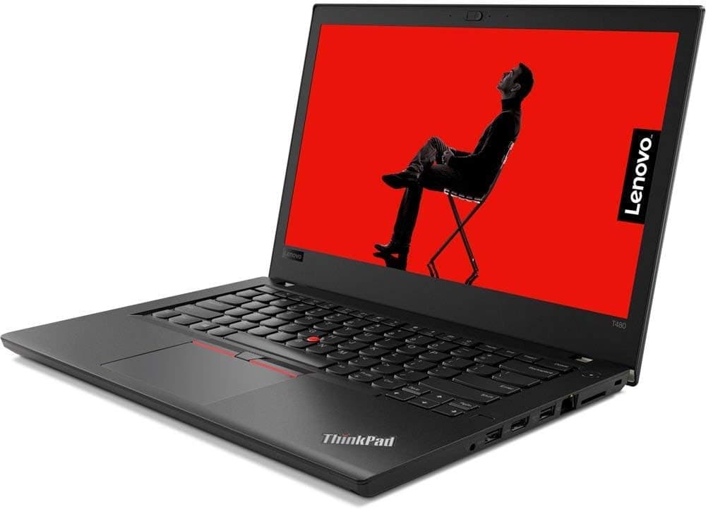 2019 Newest Lenovo Thinkpad T480 14" HD Business Laptop (Intel Quad-Core i5-8250U, 32GB DDR4 RAM, 1TB SSD) Fingerprint, Thunderbolt 3, Type-C, WiFi AC, Windows 10 Pro