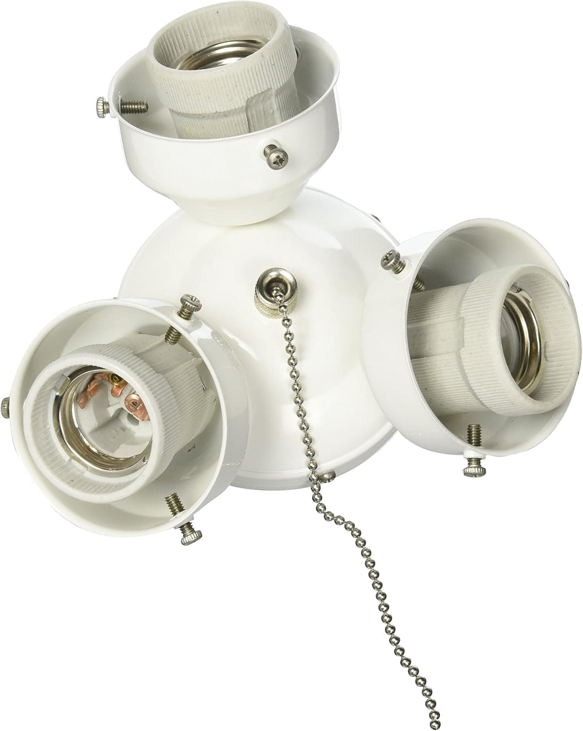 Fanimation F301WH-220 Three Light Turtle Fitters Collection, White