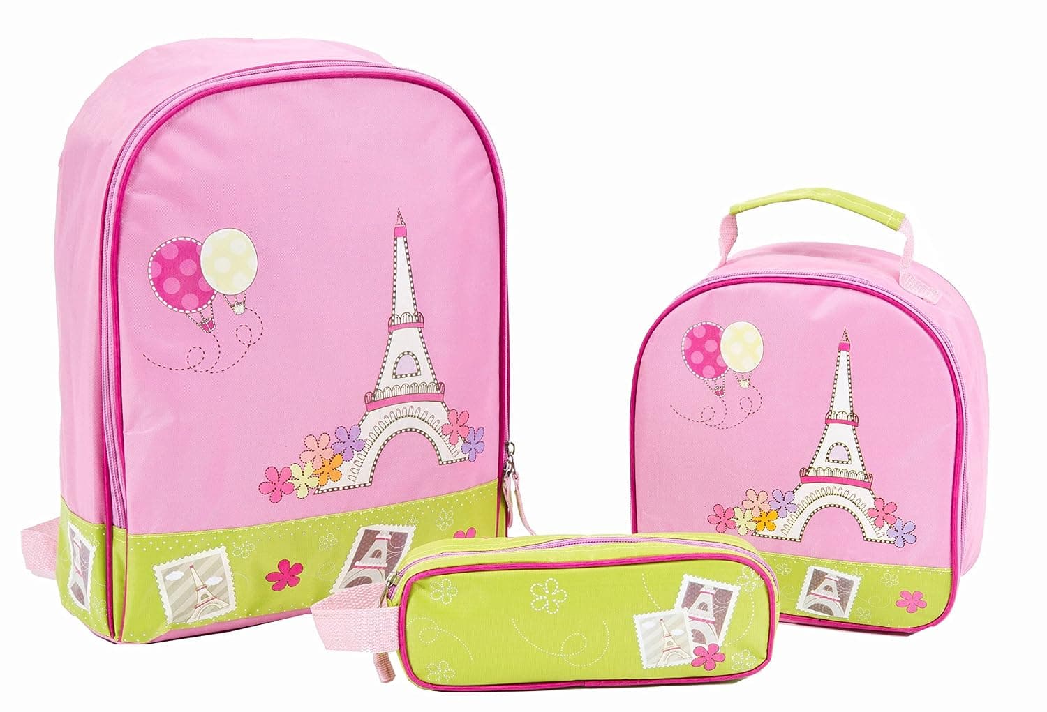 Aquarella Kids Back to School Paris Set (3-Piece), Pink
