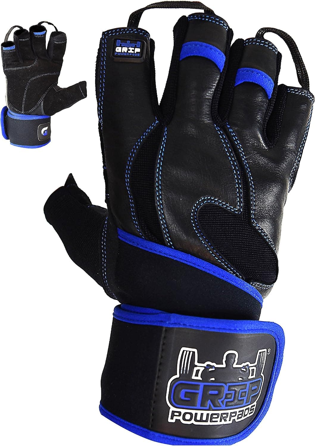 Gym Gloves - Ranger with Built in 2" Wide Wrist Wraps Design for Weight Lifting, Power Lifting, Bodybuilding & Strength Training Workout Exercises