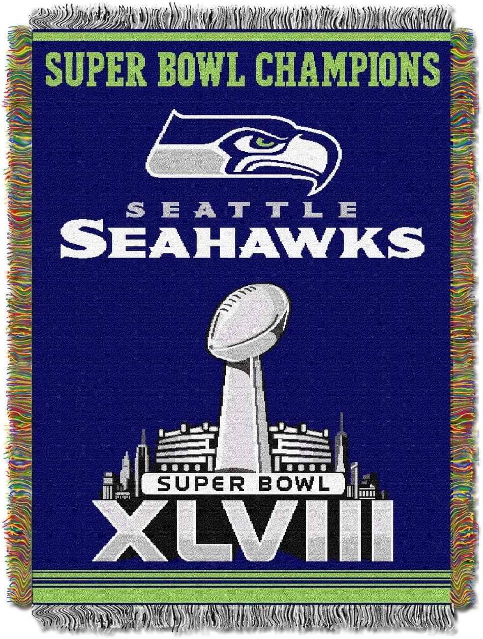 The Northwest Co NFL 051 Seahawks Commemorative Series Throw