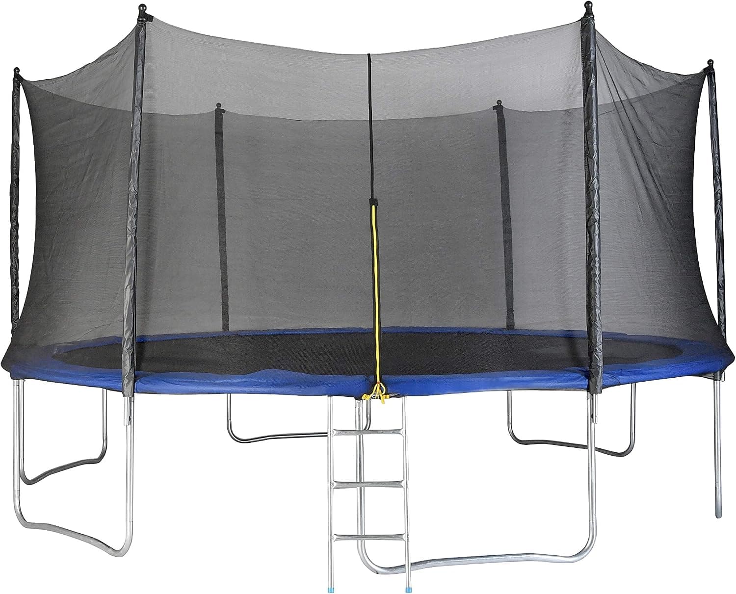 Trampoline for Kids 14ft/15ft Outdoor Trampoline with Enclosure Net Spring Pad-Added Safety Features & Jumping Mat 96 Springs Ladder