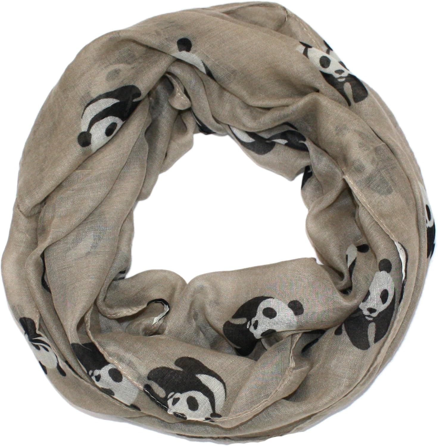 Ted & Jack - Save The Panda Whimsical Print Infinity Scarf
