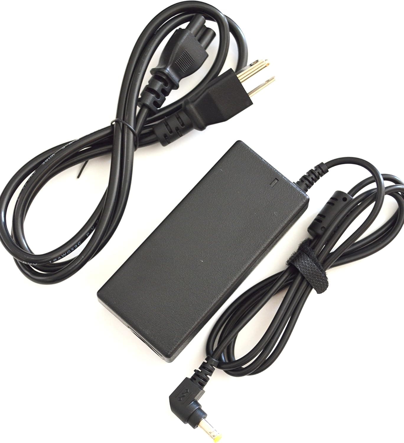 Ac Adapter Charger replacement for Toshiba Satellite A205-S7464 A205-S7466 A205-S7468 A205-SP4038 A205-SP4068 A215-S4697 A215-S4717 A215-S4737 A215-S4747 A215-S4757 A215-S4767 Laptop Notebook Battery Power Supply Cord Plug (1 Free Usmart Euro Plug Travel Attachment with your Order)