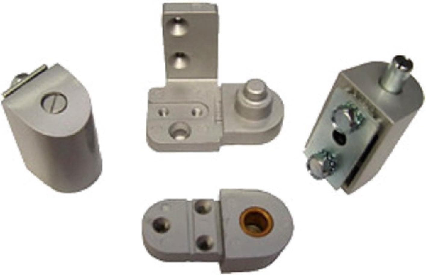YKK Style Storefront Door Pivot Hinge Set in Aluminum - Choose Handing (Left Hand)