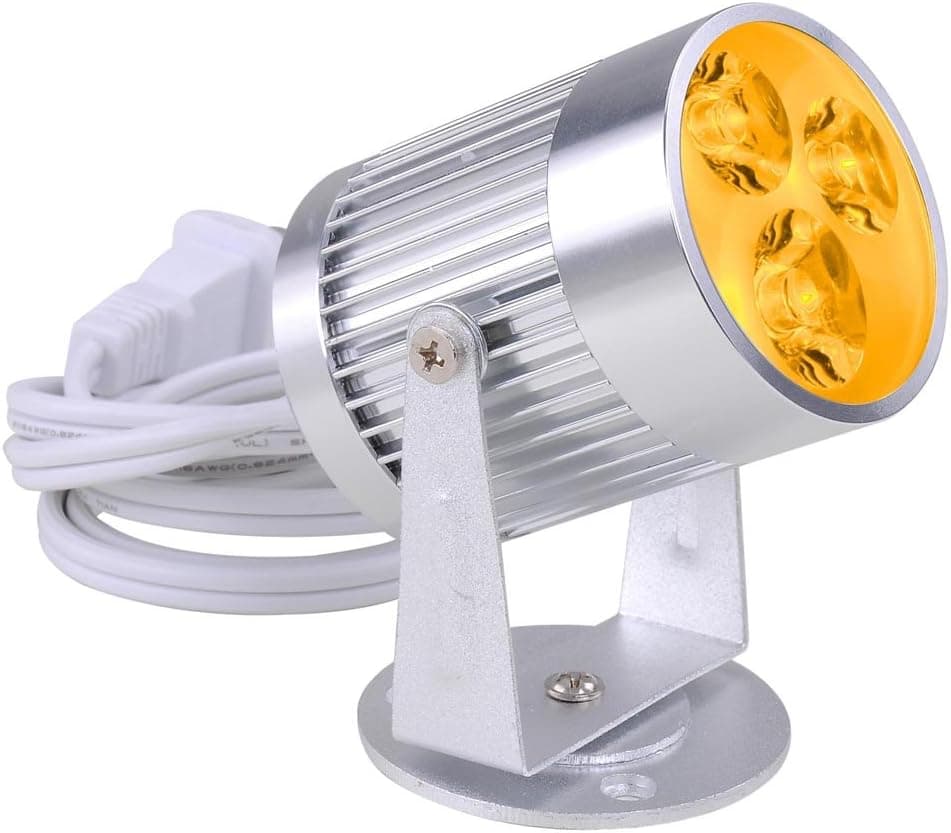 Yescom 3W 3 LED Aluminum Stage Effect Spot Light DJ Disco Club KTV Party Display Warmwhite Lighting