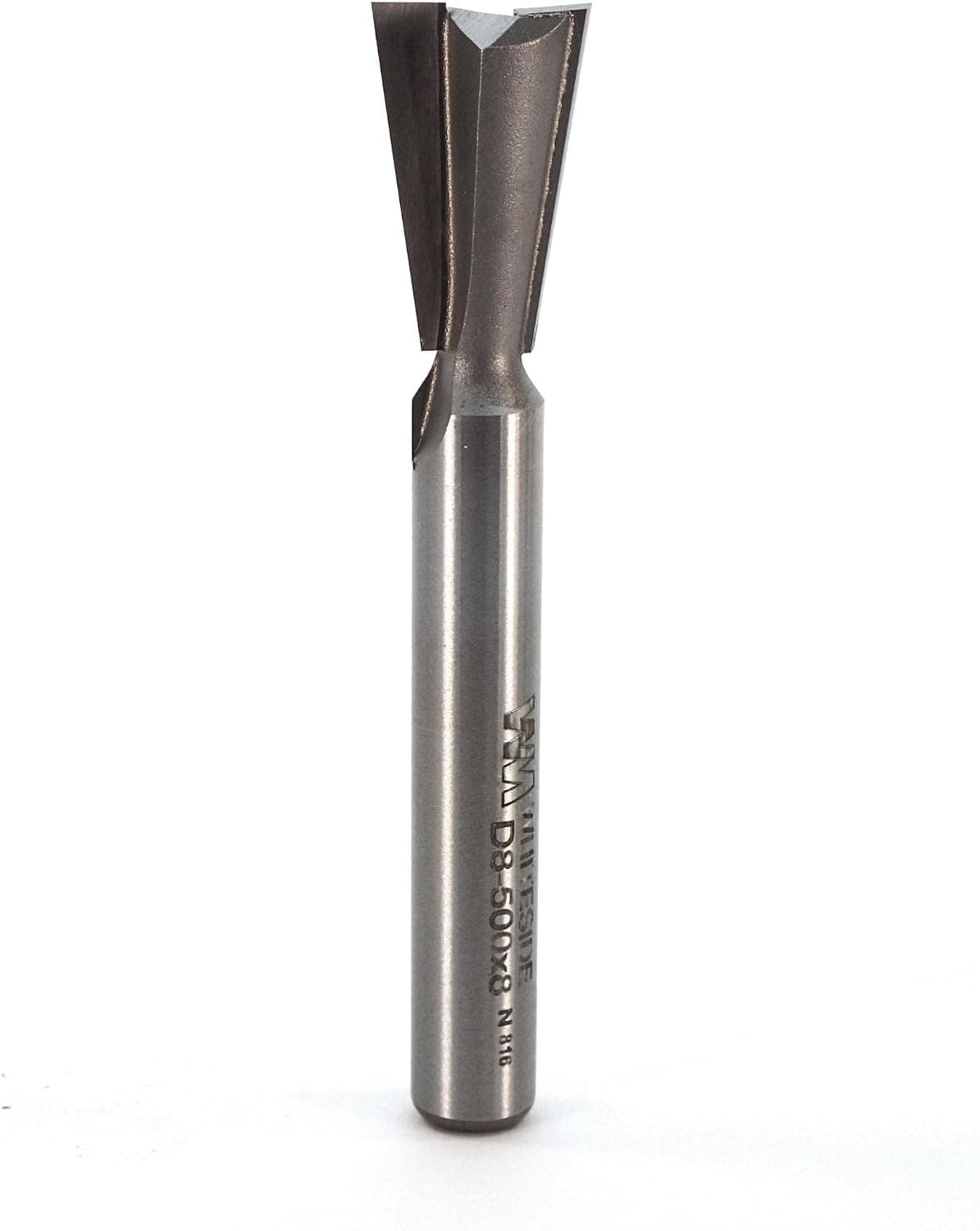 Whiteside Router Bits D8-500x8 Dovetail Bit with 1/2-Inch Large Diameter, 13/16-Inch Cutting Diameter and 8mm Shank