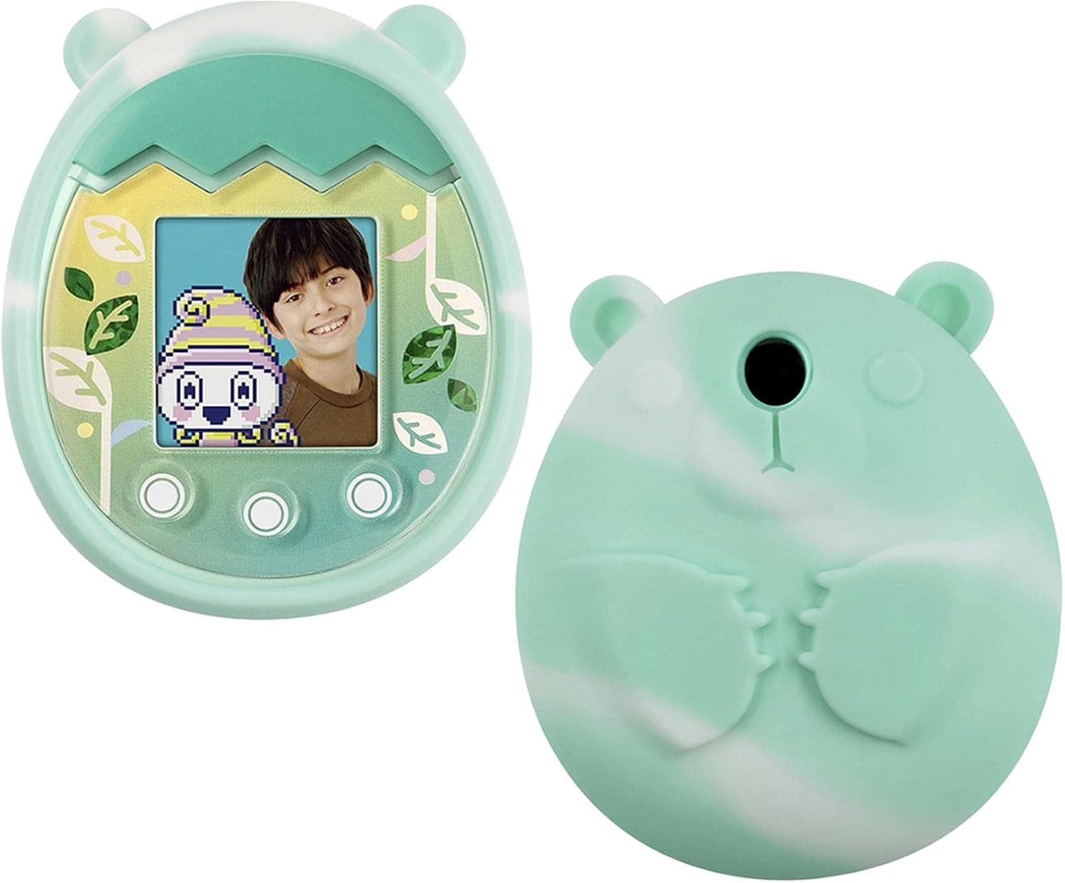 Aeihevo Silicone Tamagotchi Pix Virtual Pet Game Machine | Ultra-Light Protective Silicone Skin Sleeve Shell | Accessories for Tamagotchi Pix Virtual Pet Game Machine