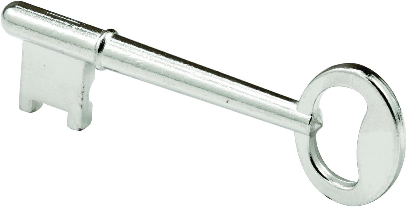 Defender Security E 2293-U Diecast Vintage Lock Bit Key with H-09 Key Number, Zinc Plated