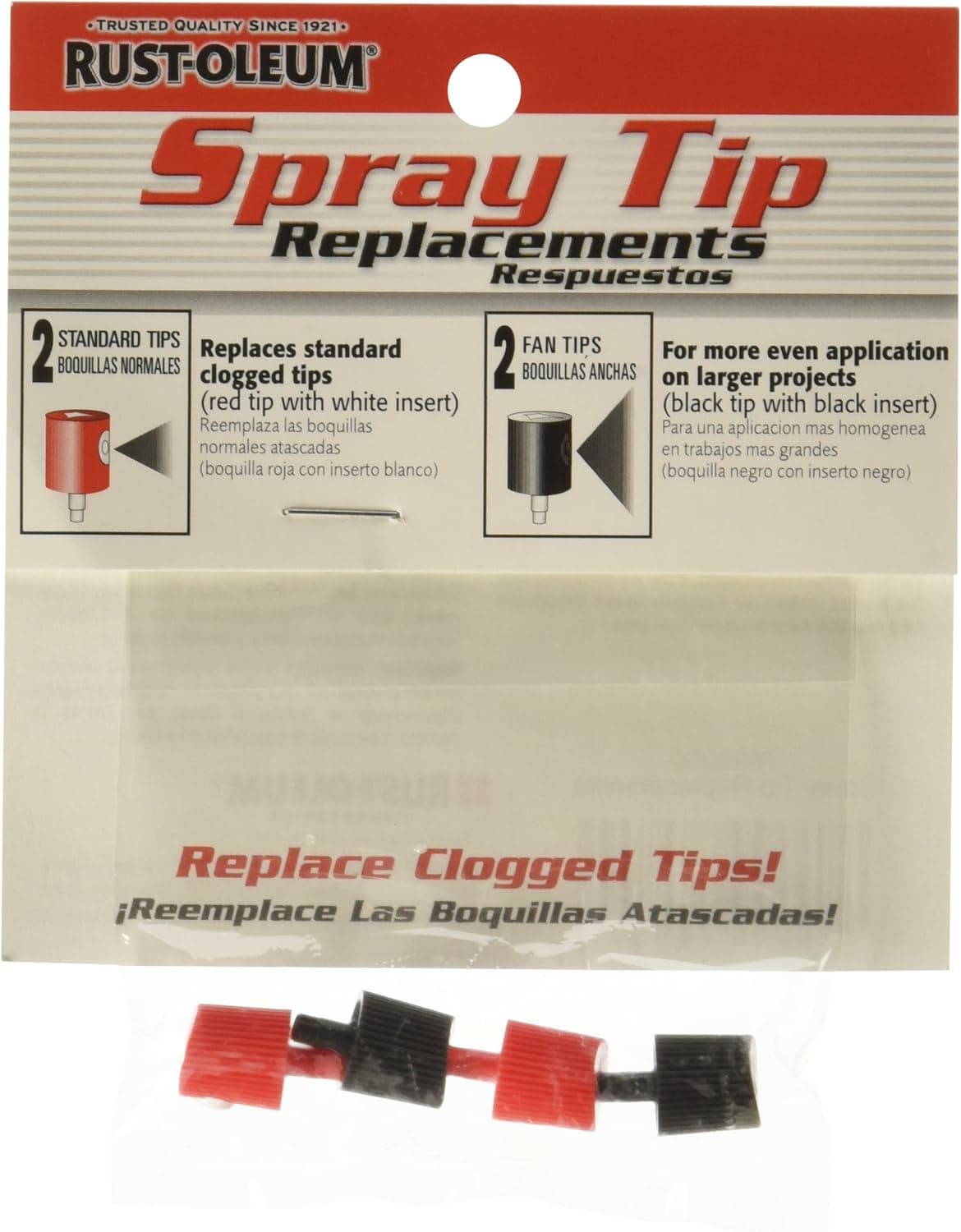 Rust-Oleum 7898000 Replacement Spray Tips (4 Pack)