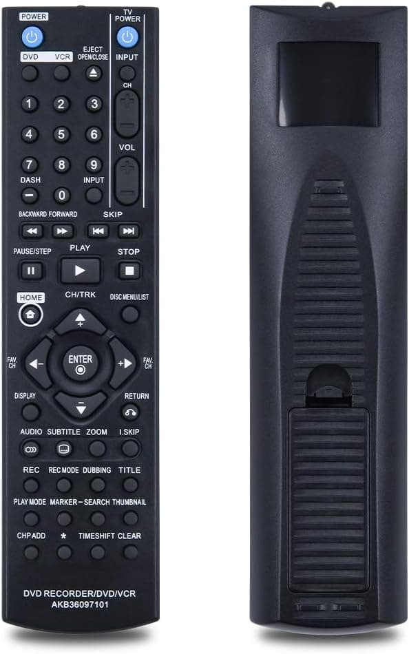 New Replacement Remote Control AKB36097101 for LG DVD Recorder/Cassette Recorder RC397H-M RC397H-M RC897T.BUSALLK RC700N RC897T RC286H RC797T RC286H-M RC297H-M RC397H-M_BUSALLK